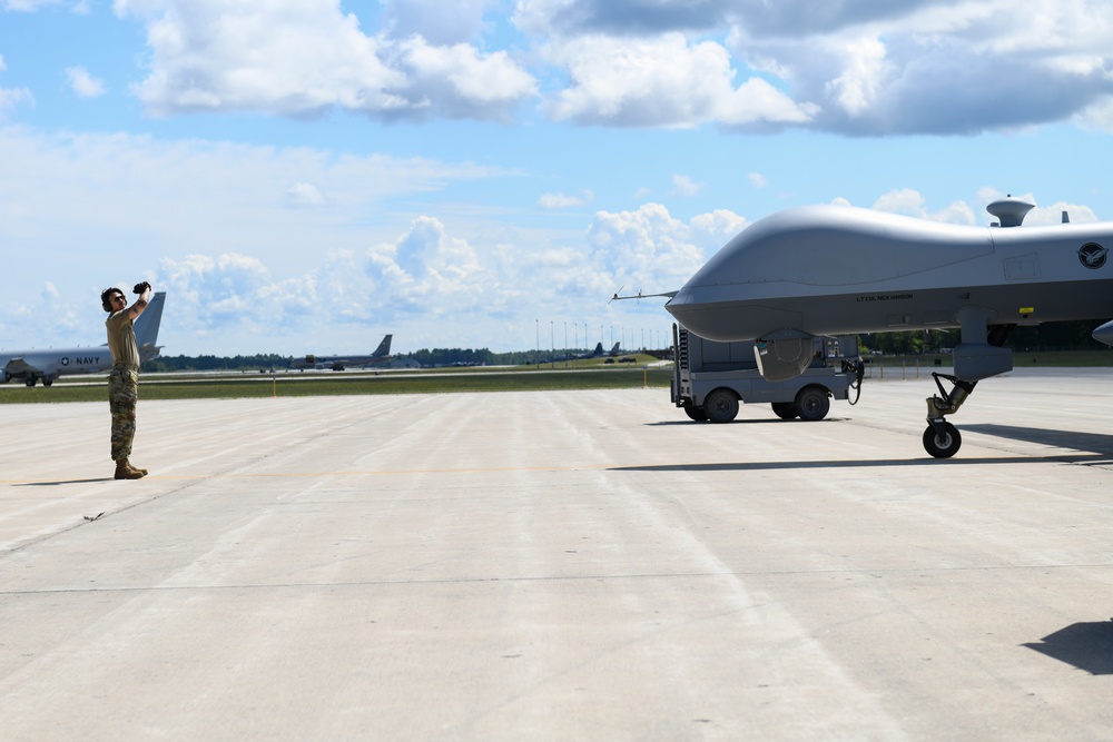 119th Aircraft Maintenance Squadron receives MQ-9 Reaper during Northern Strike