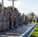Delgadillo is relieved by Miranda as the 2/7 Sergeant Major during a relief and appointment ceremony