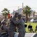Delgadillo is relieved by Miranda as the 2/7 Sergeant Major during a relief and appointment ceremony