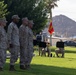 Delgadillo is relieved by Miranda as the 2/7 Sergeant Major during a relief and appointment ceremony