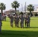 Delgadillo is relieved by Miranda as the 2/7 Sergeant Major during a relief and appointment ceremony