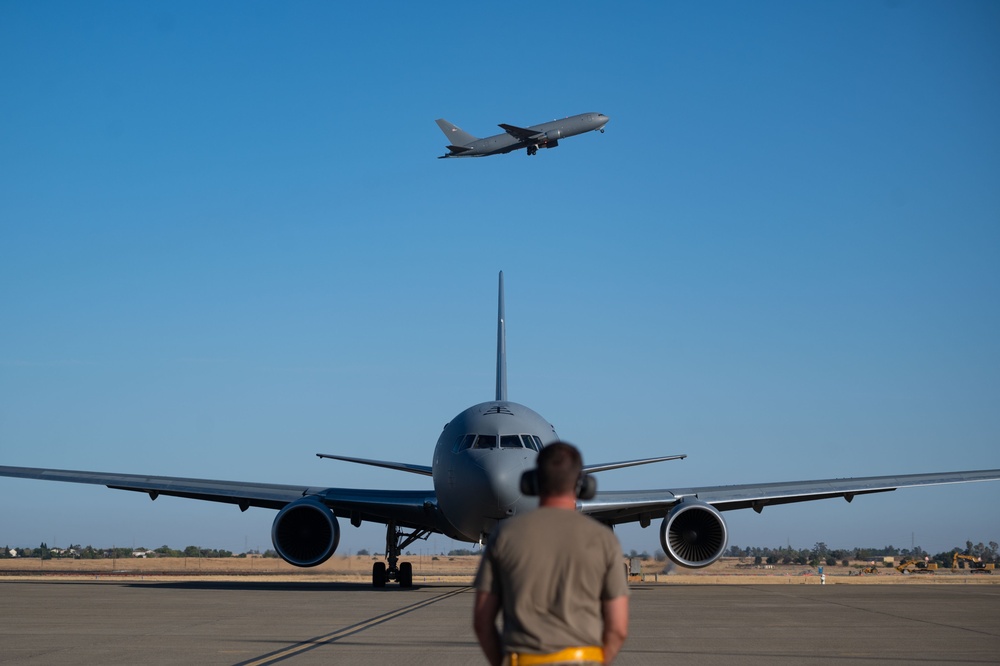 32 ARS KC-46 crews launch sorties during BE 24-3