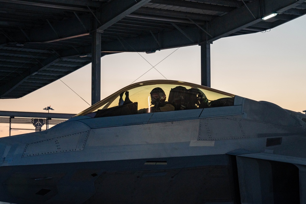 F-22s deploy to CENTCOM area to deter aggression via RAF Lakenheath