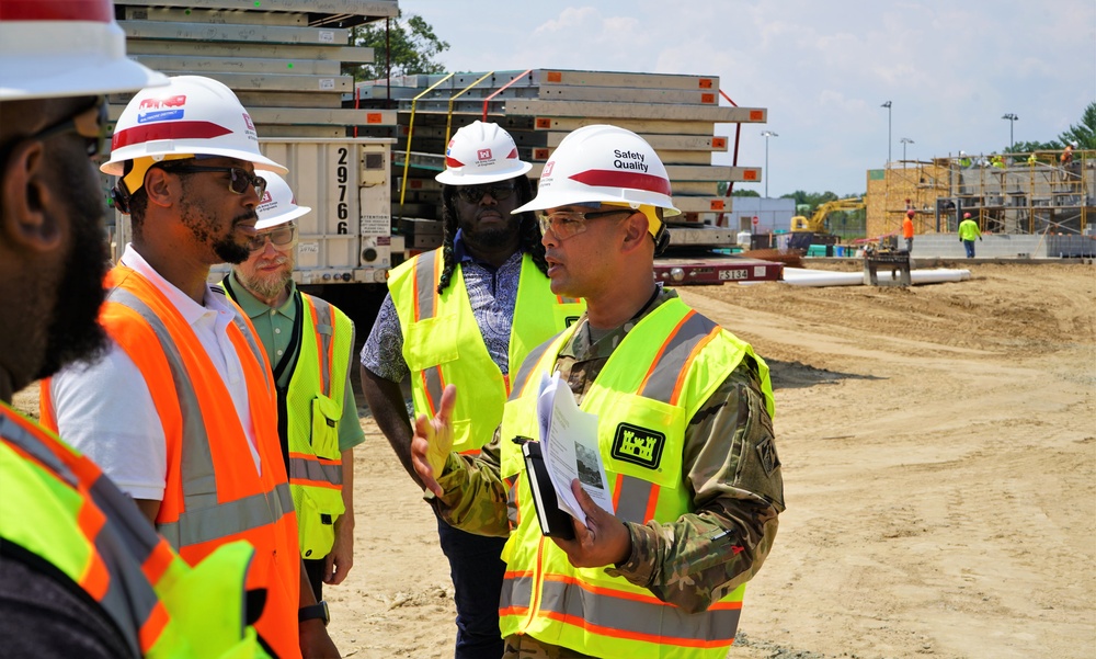 USACE Baltimore District Commander Tours Military Construction Projects on Fort Meade