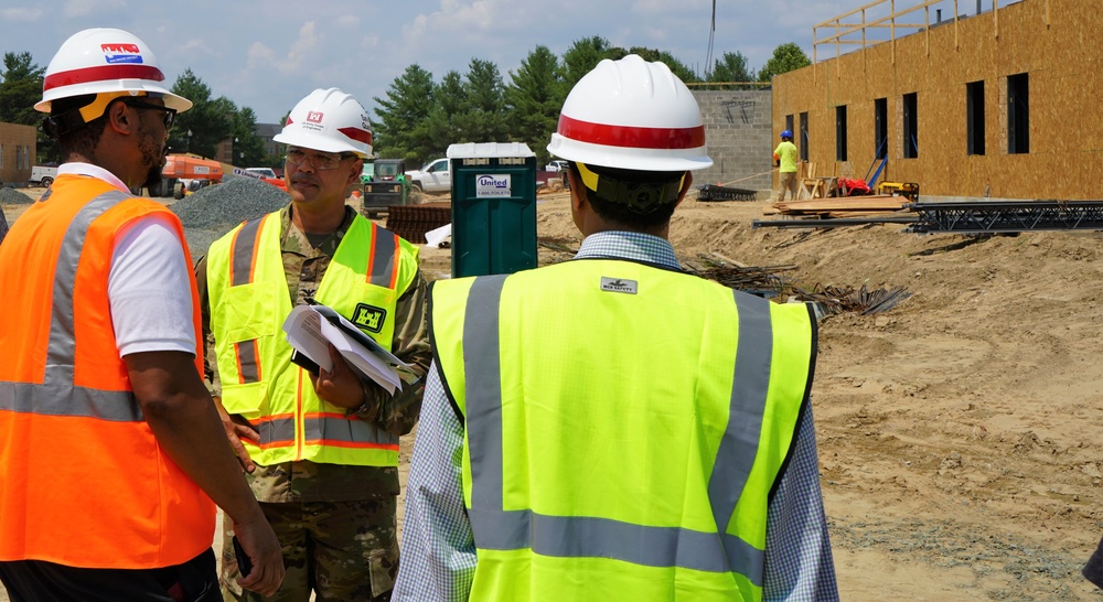 USACE Baltimore District Commander Tours Military Construction Projects on Fort Meade