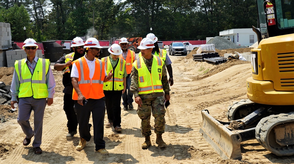 USACE Baltimore District Commander Tours Military Construction Projects on Fort Meade