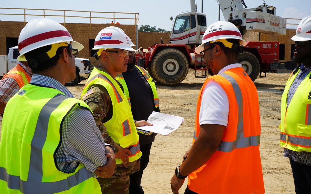 USACE Baltimore District Commander Tours Military Construction Projects on Fort Meade