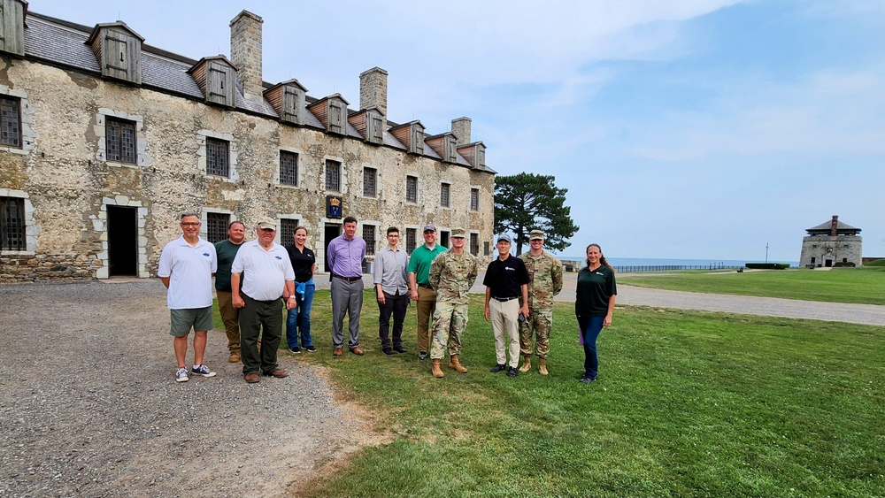 USACE Buffalo District Command Team Visits Old Fort Niagara