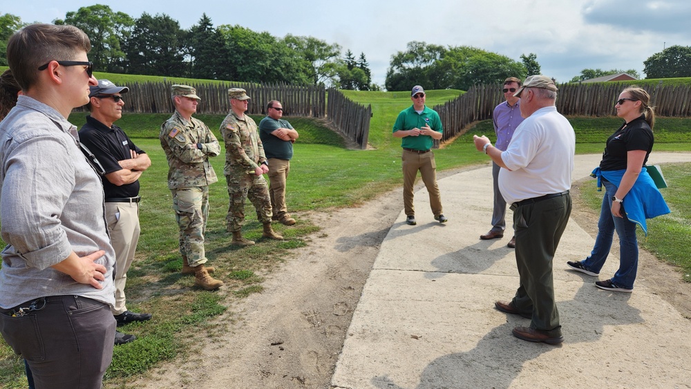 USACE Buffalo District Command Team Visits Old Fort Niagara