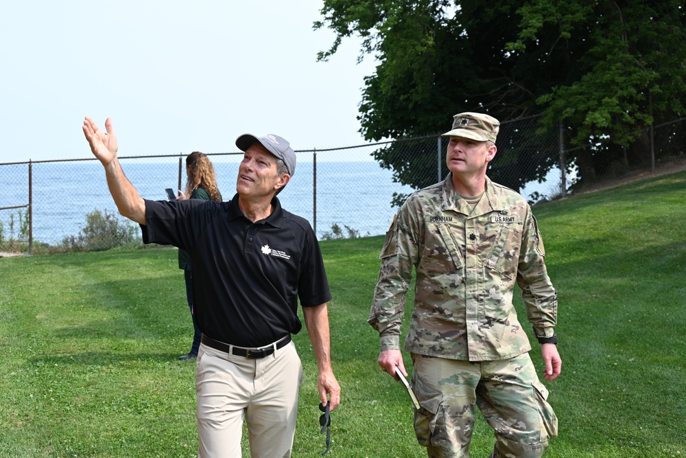 USACE Buffalo District Command Team Visits Old Fort Niagara