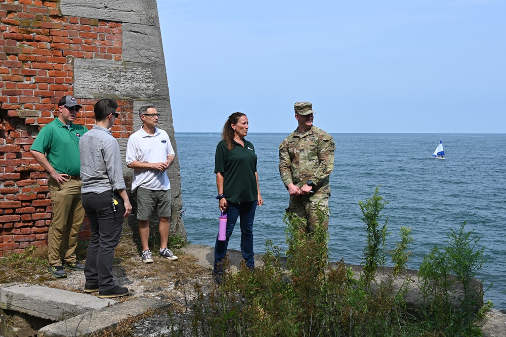 USACE Buffalo District Command Team Visits Old Fort Niagara