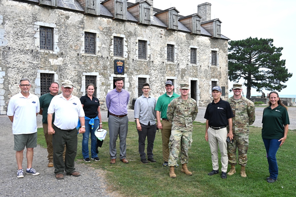 USACE Buffalo District Command Team Visits Old Fort Niagara