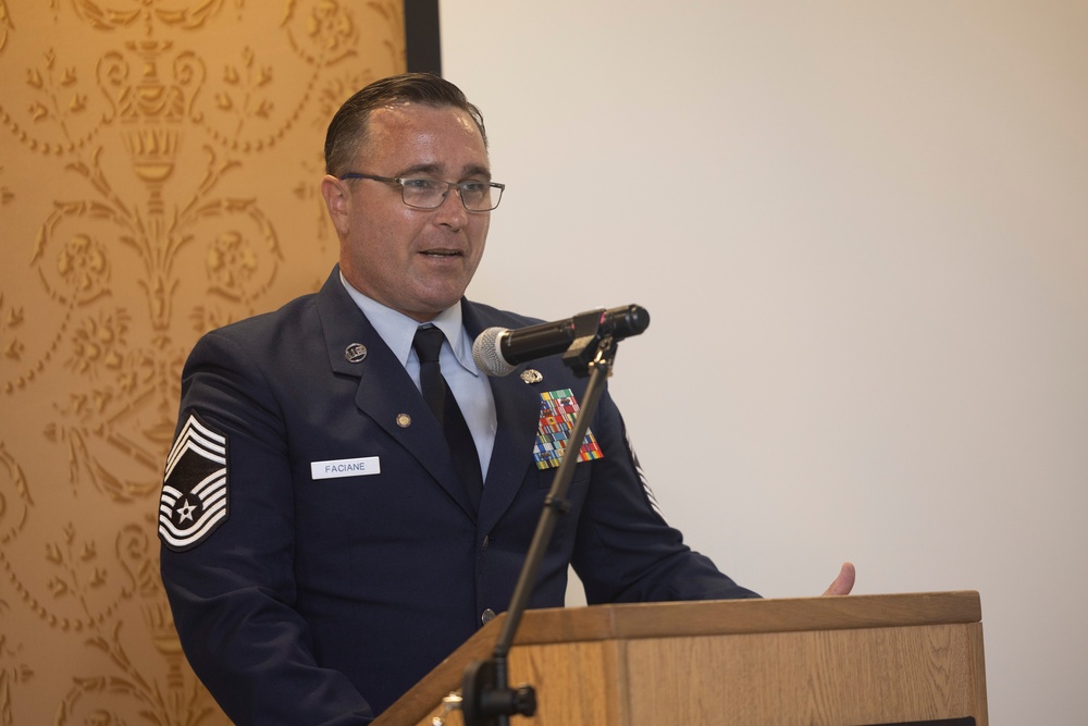 CMSgt Faciane retires