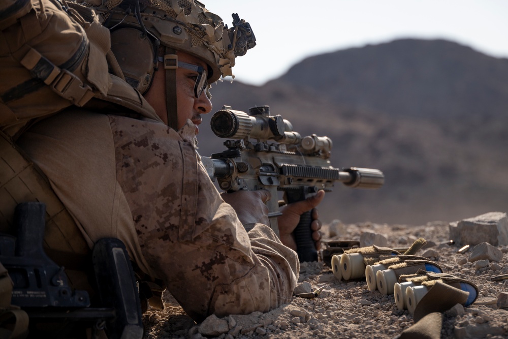 Marines with 1/2 conduct company attacks during SLTE 5-24