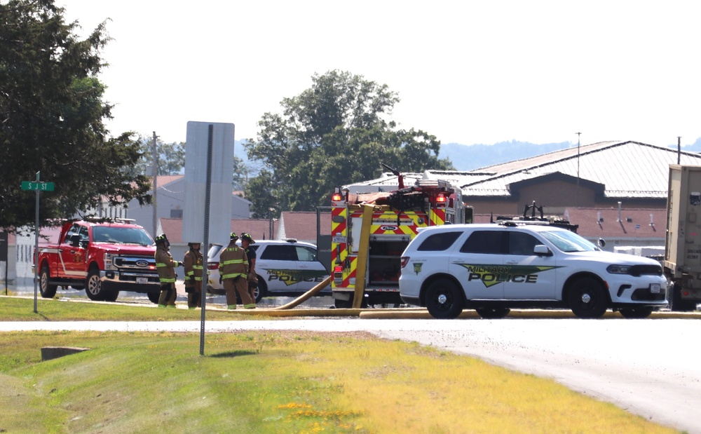 Fort McCoy DES Police, Fire respond to emergency situation with immediate response