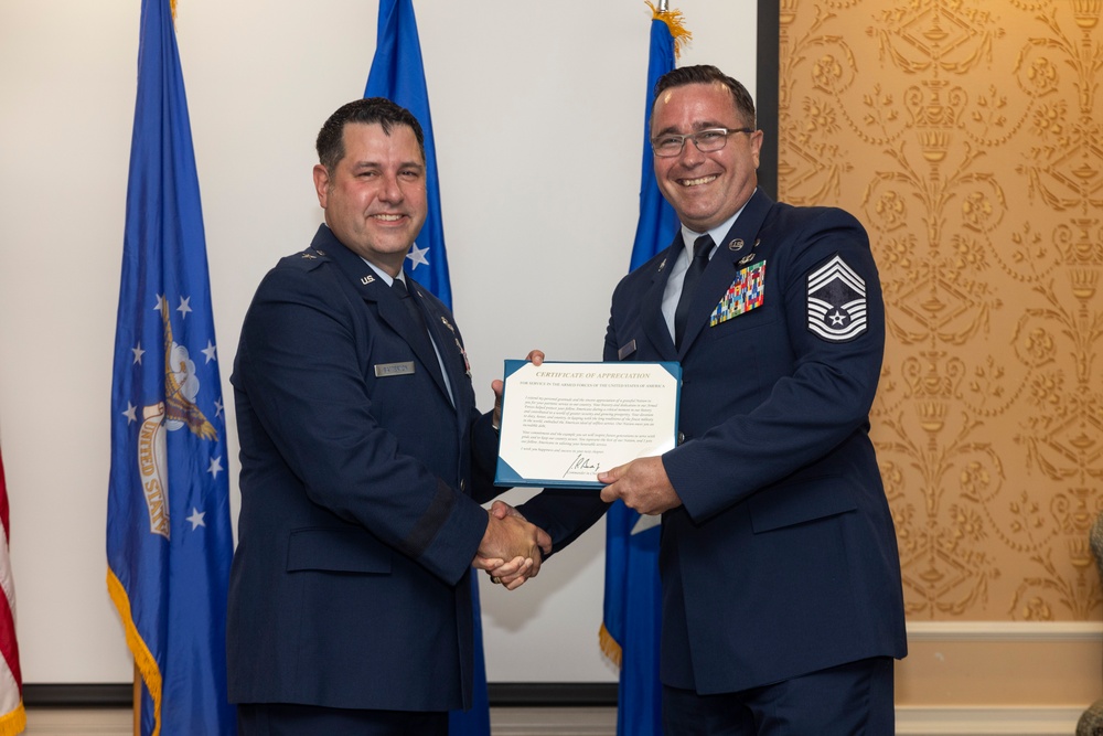 CMSgt Faciane Retires