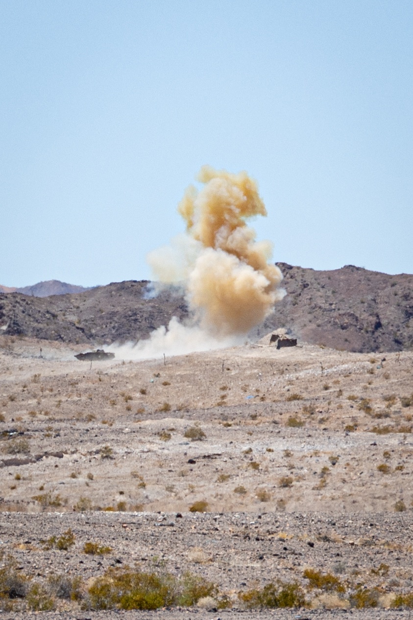 2nd LAR participates in platoon attacks during an ITX as part of SLTE 5-24