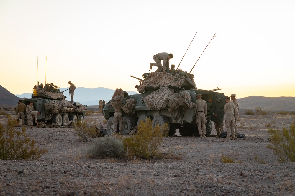 2nd LAR participates in platoon attacks during an ITX as part of SLTE 5-24