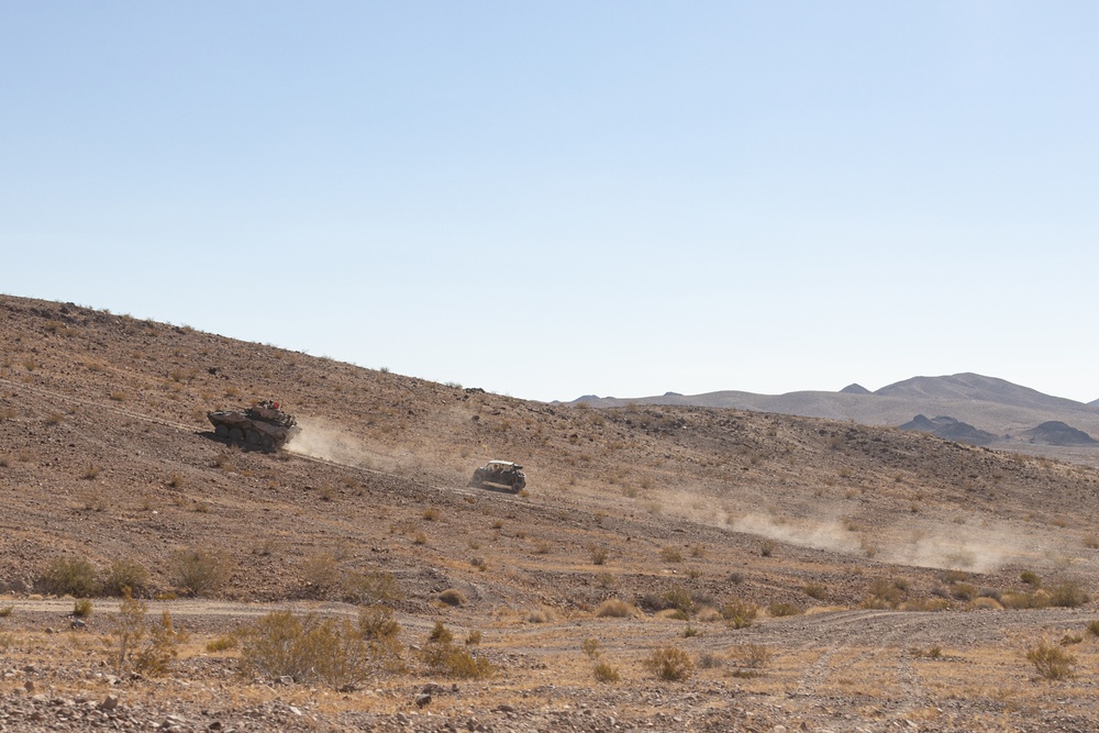 2nd LAR participates in platoon attacks during an ITX as part of SLTE 5-24