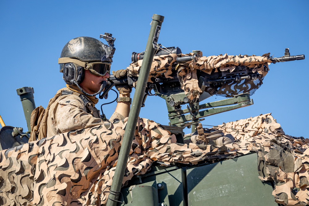 2nd LAR participates in platoon attacks during an ITX as part of SLTE 5-24