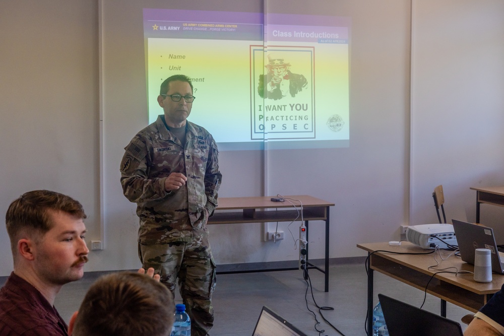 U.S. Army Conducts Crucial OPSEC Level II Training in Poland