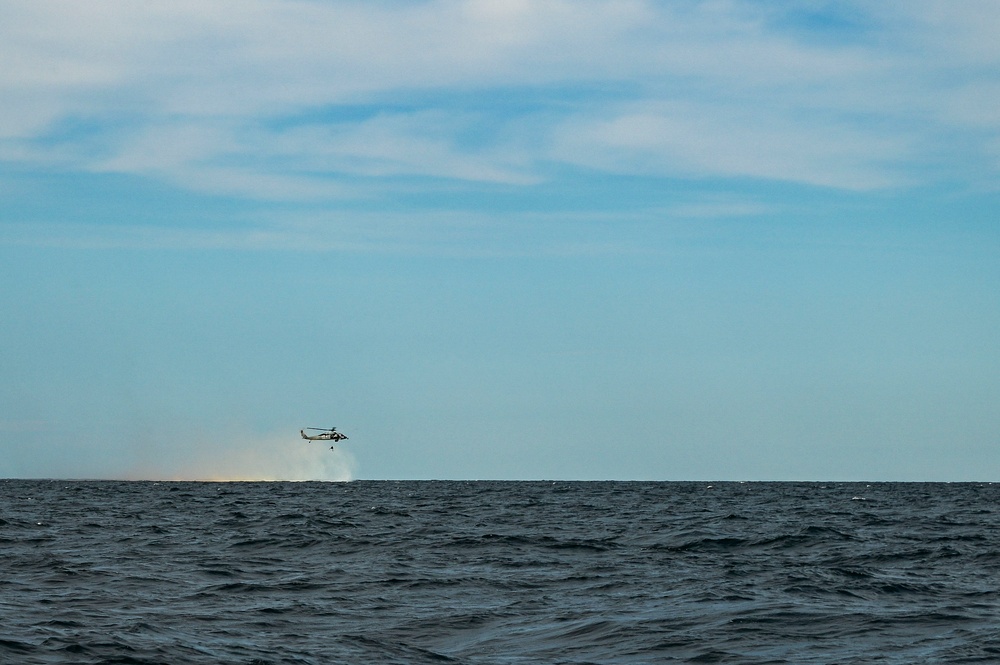Helicopter Hoist Operation during Exercise Northern Strike