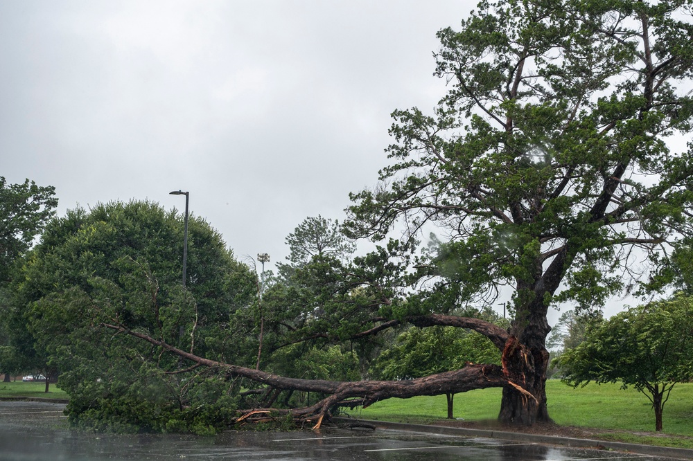 Moody AFB assesses damage from Tropical Storm Debby