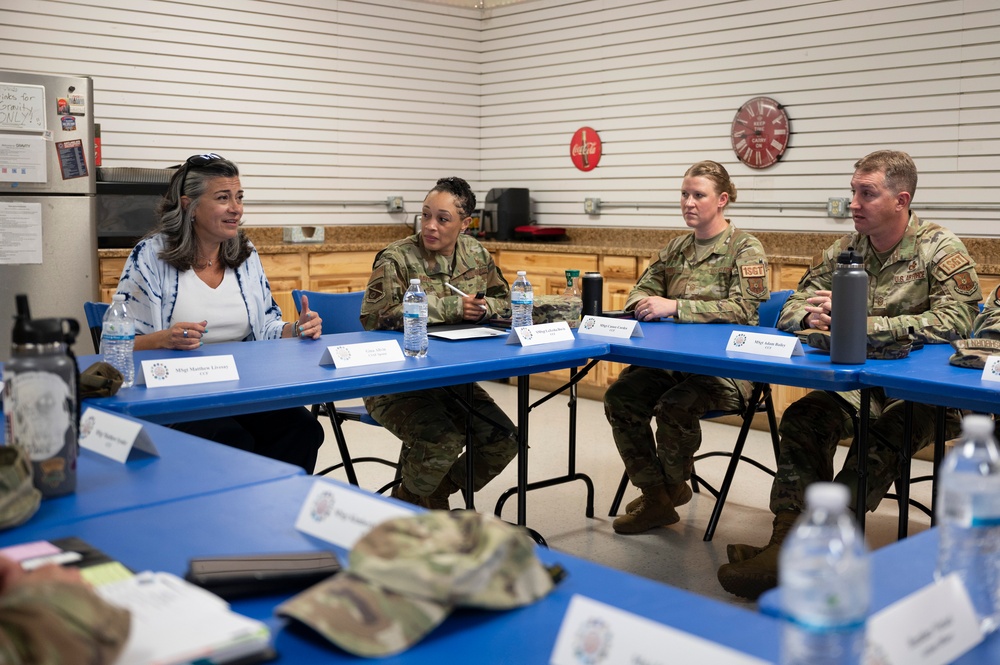 CSAF and CMSAF visit Team Kirtland