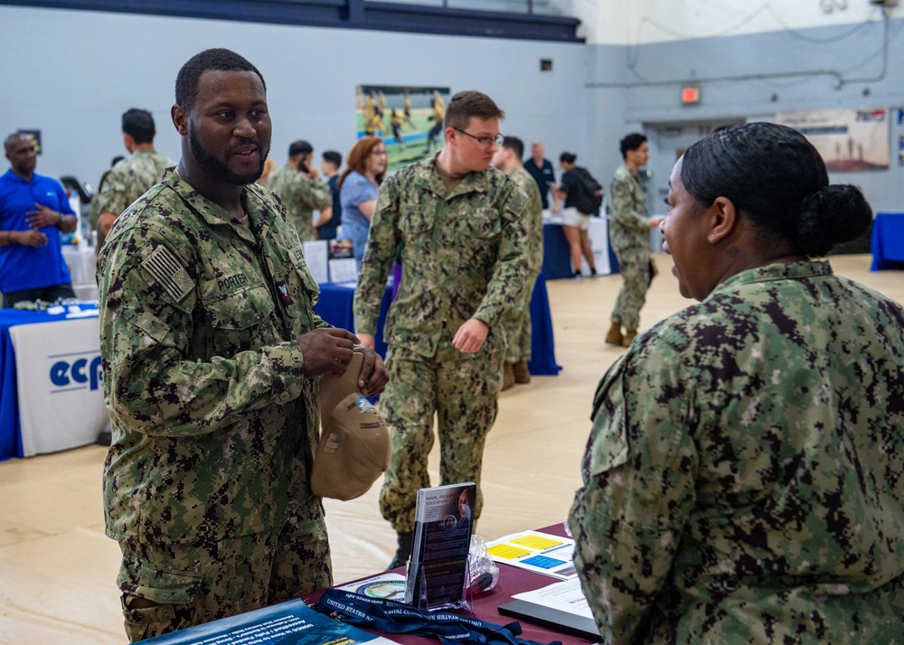 USS John C. Stennis (CVN 74) Hosts Education Fair