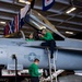 F/A-18E Super Hornet maintenance aboard USS Carl Vinson