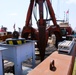 USACE Chicago, Lake Michigan Floating Plant works on Milwaukee Harbor south breakwater