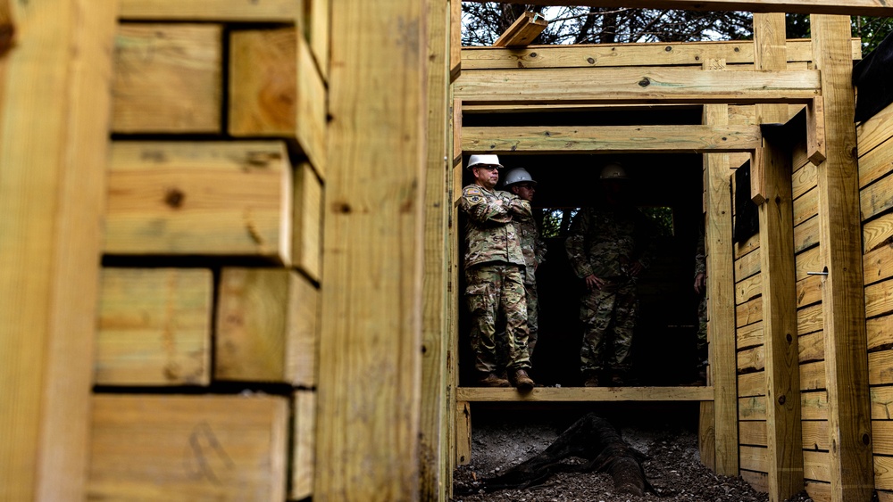 Oklahoma National Guard continues construction of trench warfare lane