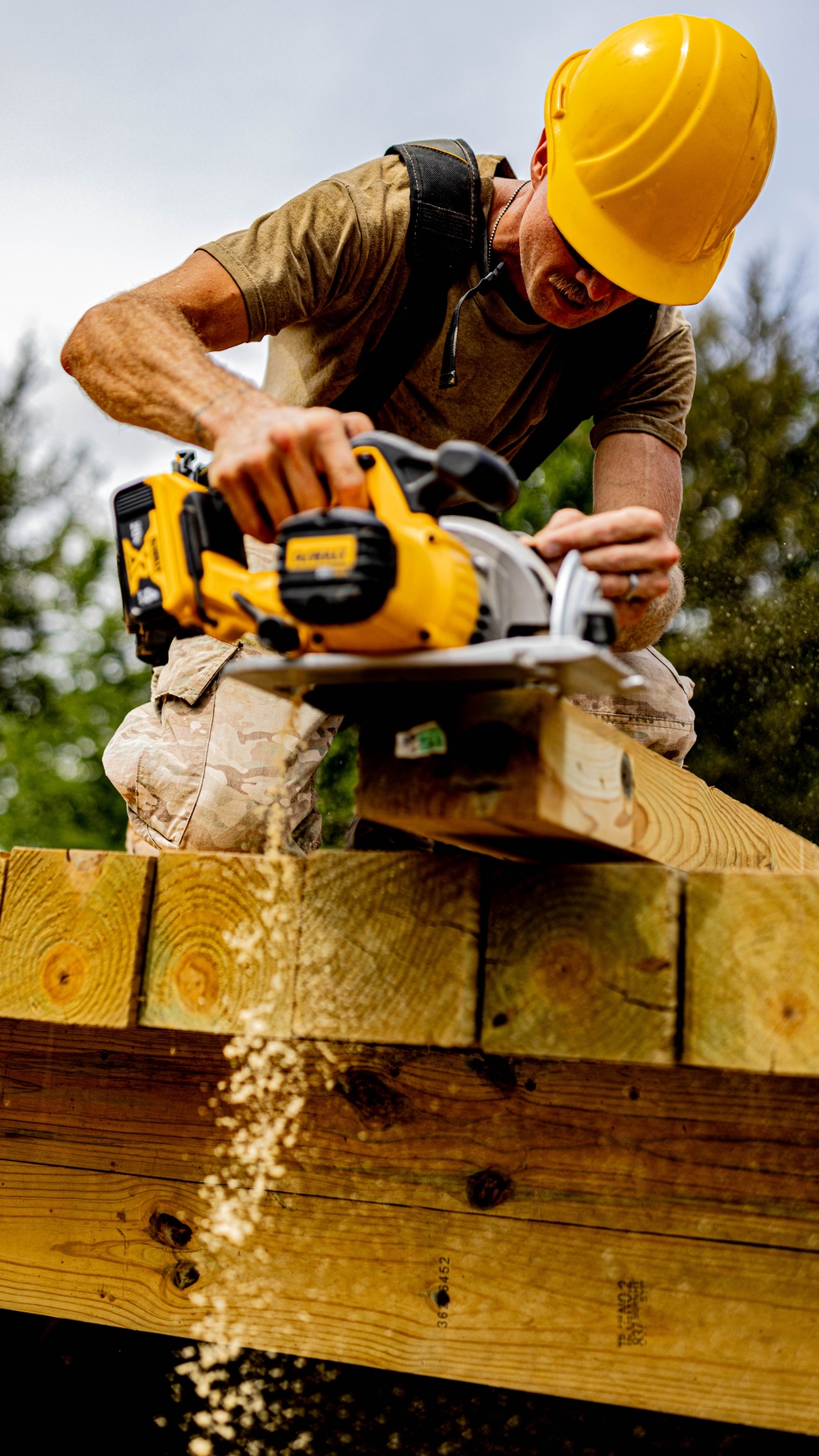 Oklahoma National Guard continues construction of trench warfare lane