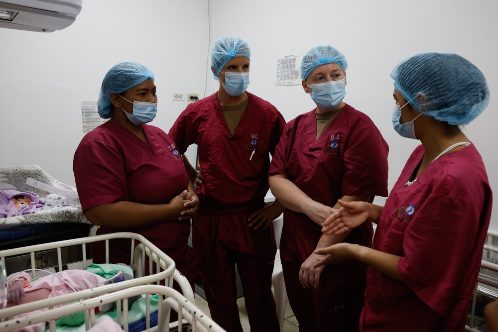 Continuing Promise 2024 Medical Professionals Treat Patients in Colombia