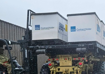 751st CSSC Task Force load personal protective equipment