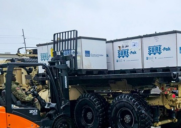 751st CSSC Task Force load personal protective equipment