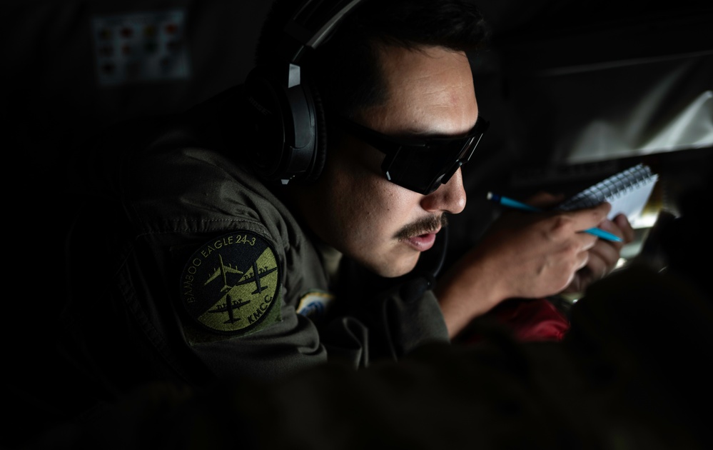 91st ARS refuels fighter aircraft during Exercise Bamboo Eagle 24-3