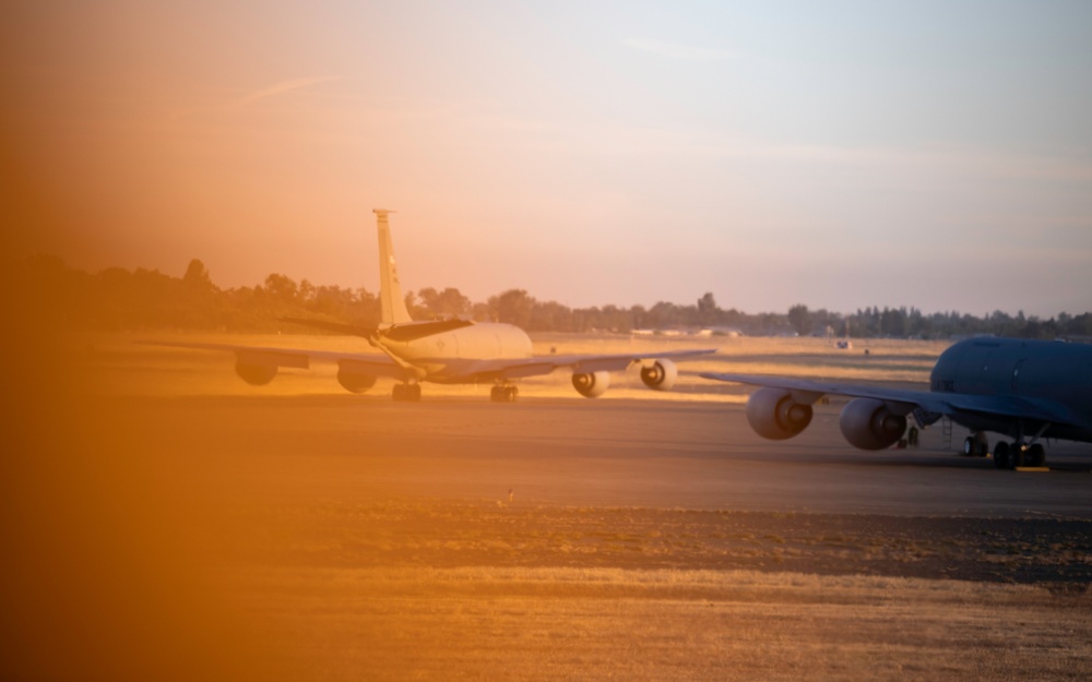 91st ARS refuels fighter aircraft during Exercise Bamboo Eagle 24-3