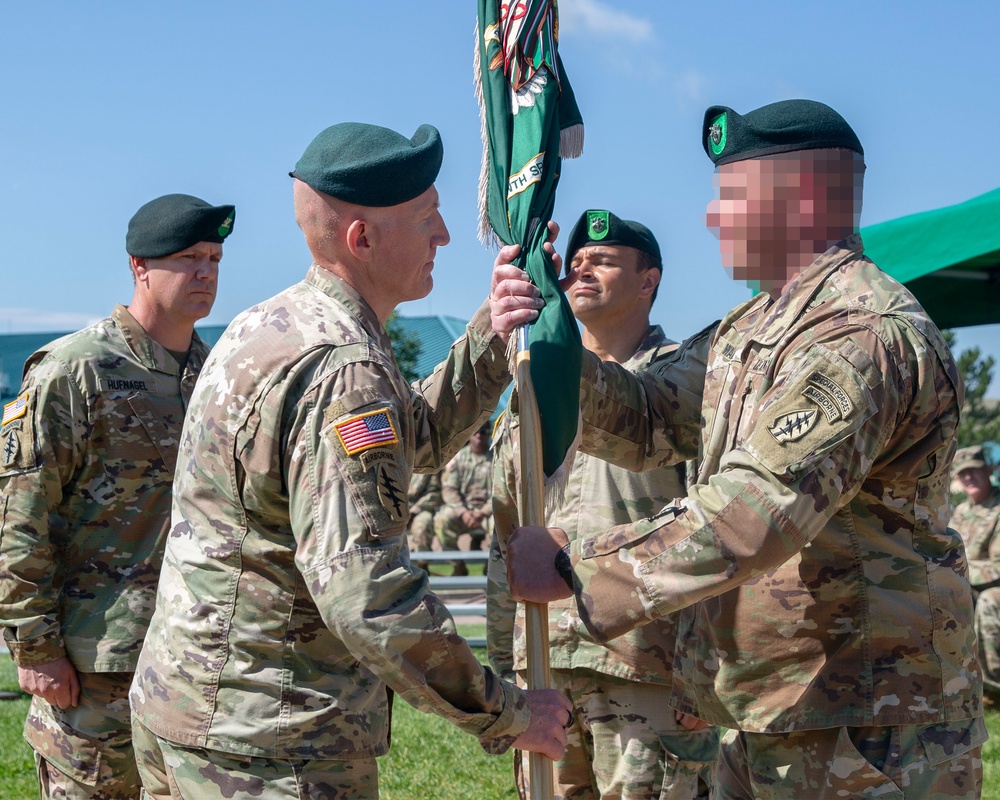Command Sgt. Maj. Kevin P. Dorsh change of responsibility ceremony
