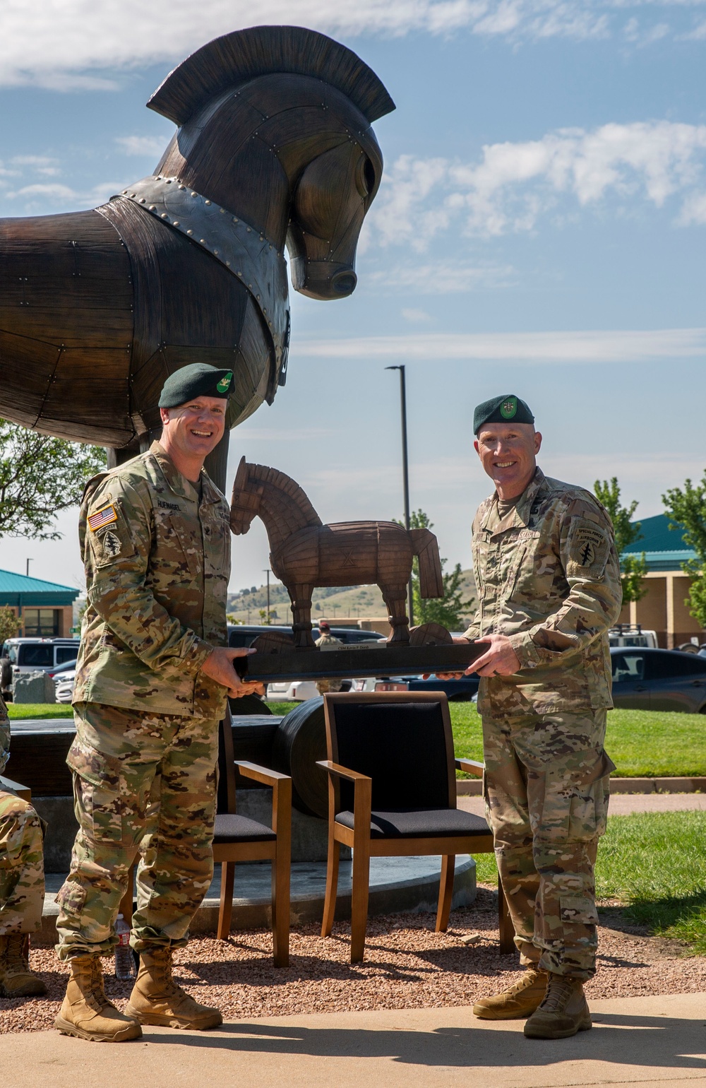 Command Sgt. Maj. Kevin P. Dorsh change of responsibility ceremony