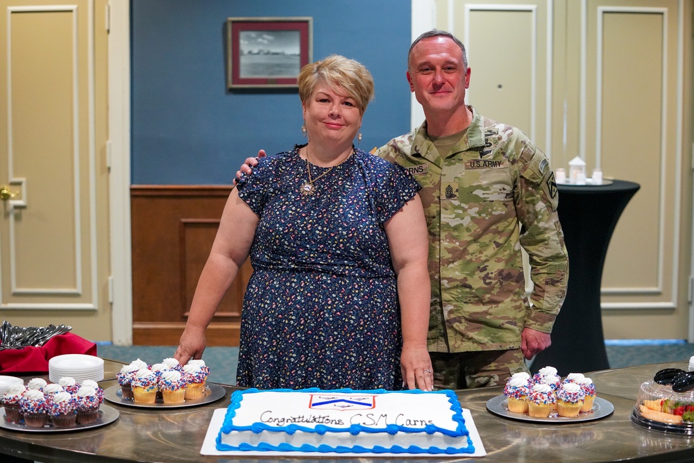 CAC Conducts Command Sergeants Major Change of Responsibility Ceremony