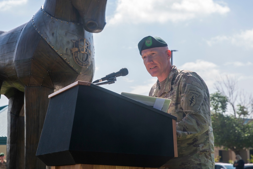 Command Sgt. Maj. Kevin P. Dorsh change of responsibility ceremony