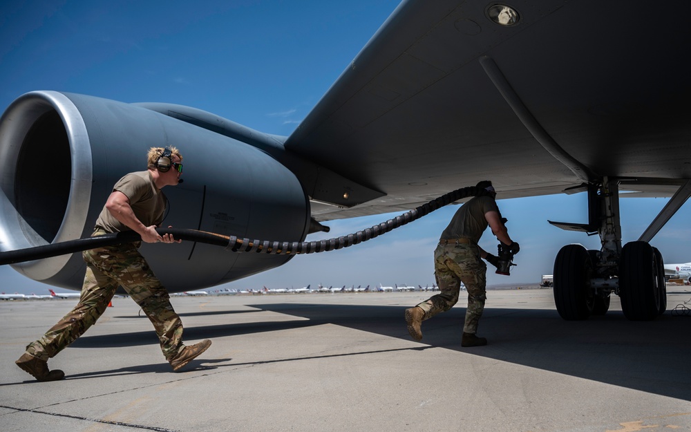 91st ARS conduct hot pit refueling during Exercise Bamboo Eagle 24-3