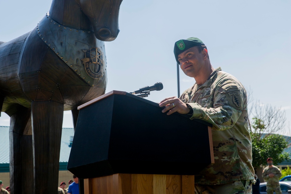 Command Sgt. Maj. Kevin P. Dorsh change of responsibility ceremony