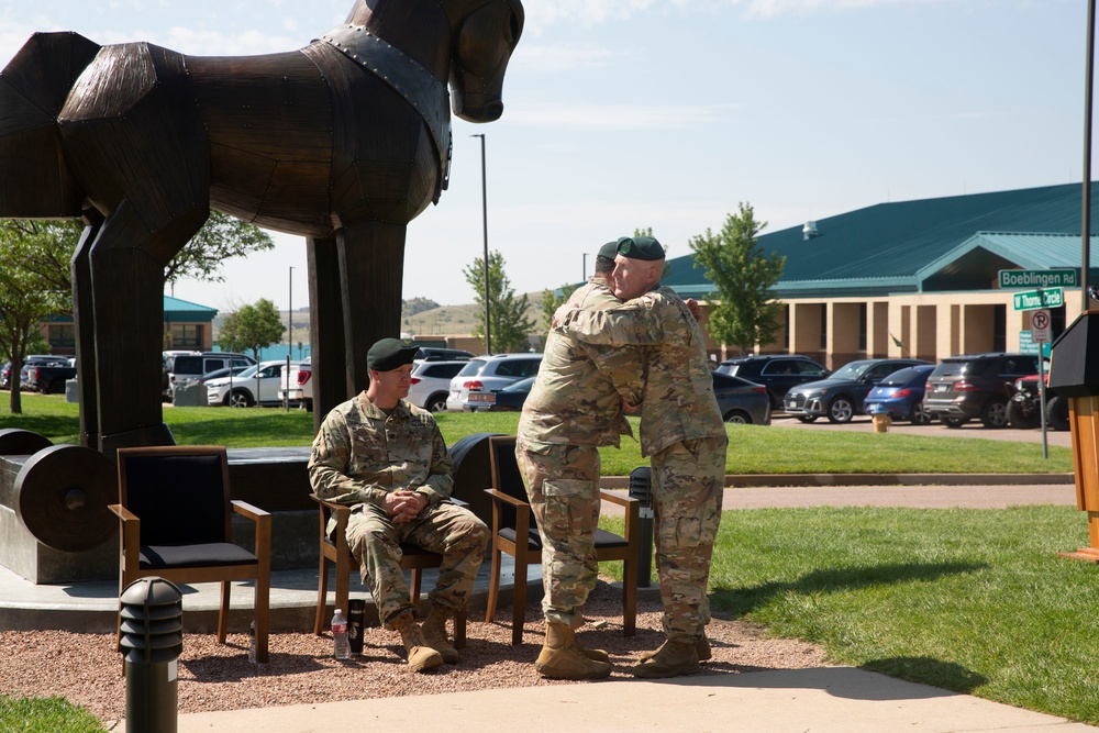 Command Sgt. Maj. Kevin P. Dorsh change of responsibility ceremony