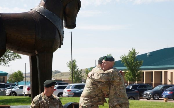 Command Sgt. Maj. Kevin P. Dorsh change of responsibility ceremony