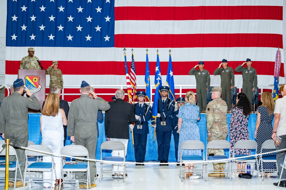 USAFWC change of command ceremony