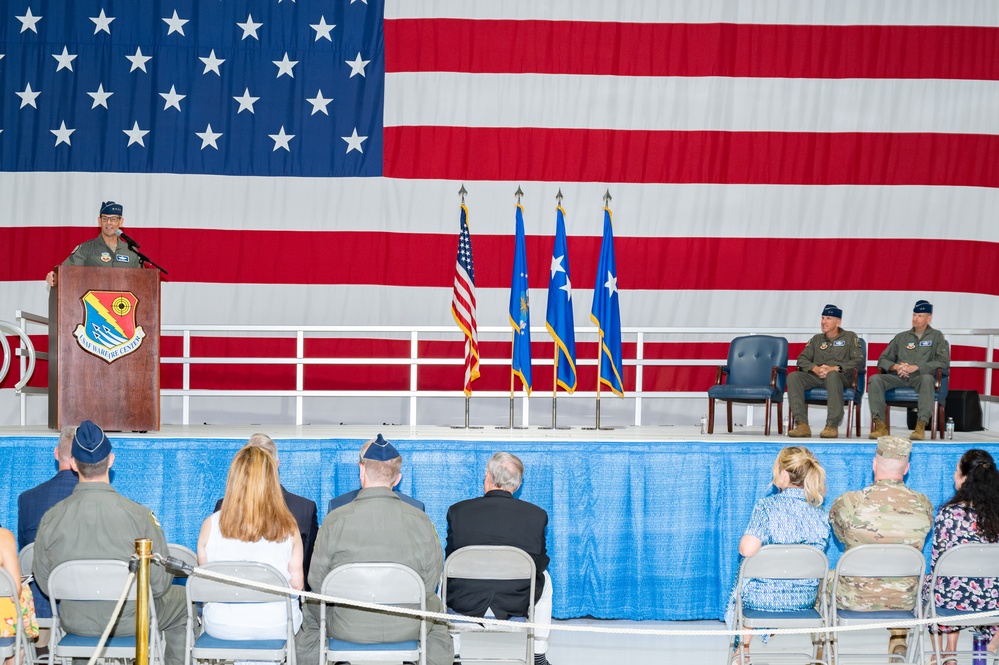 USAFWC change of command ceremony