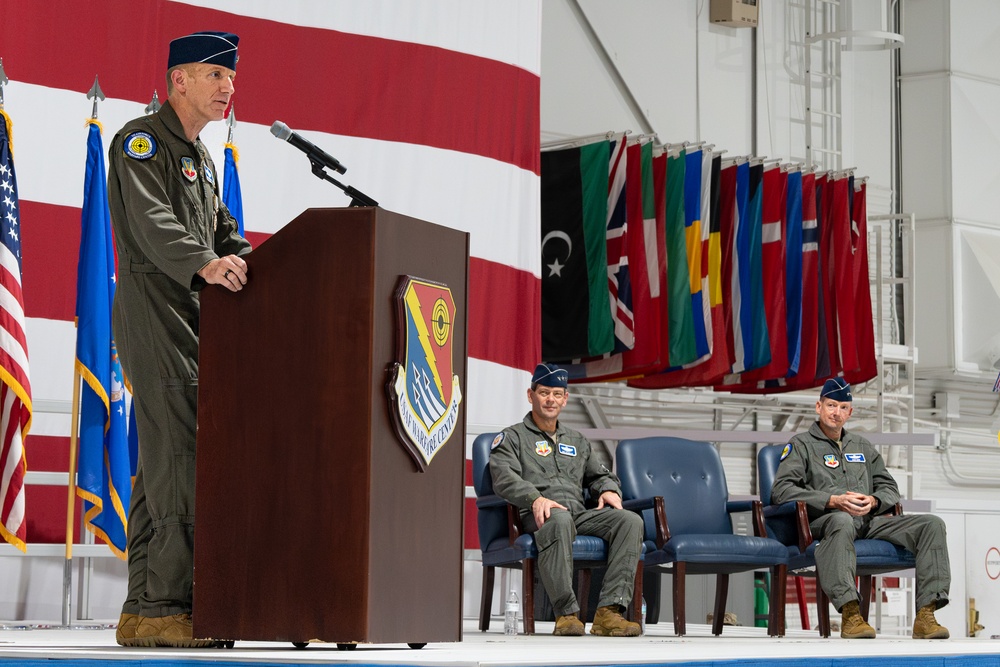 USAFWC change of command ceremony