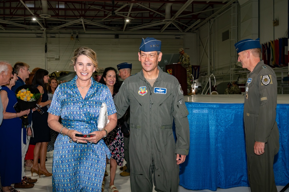 USAFWC change of command ceremony
